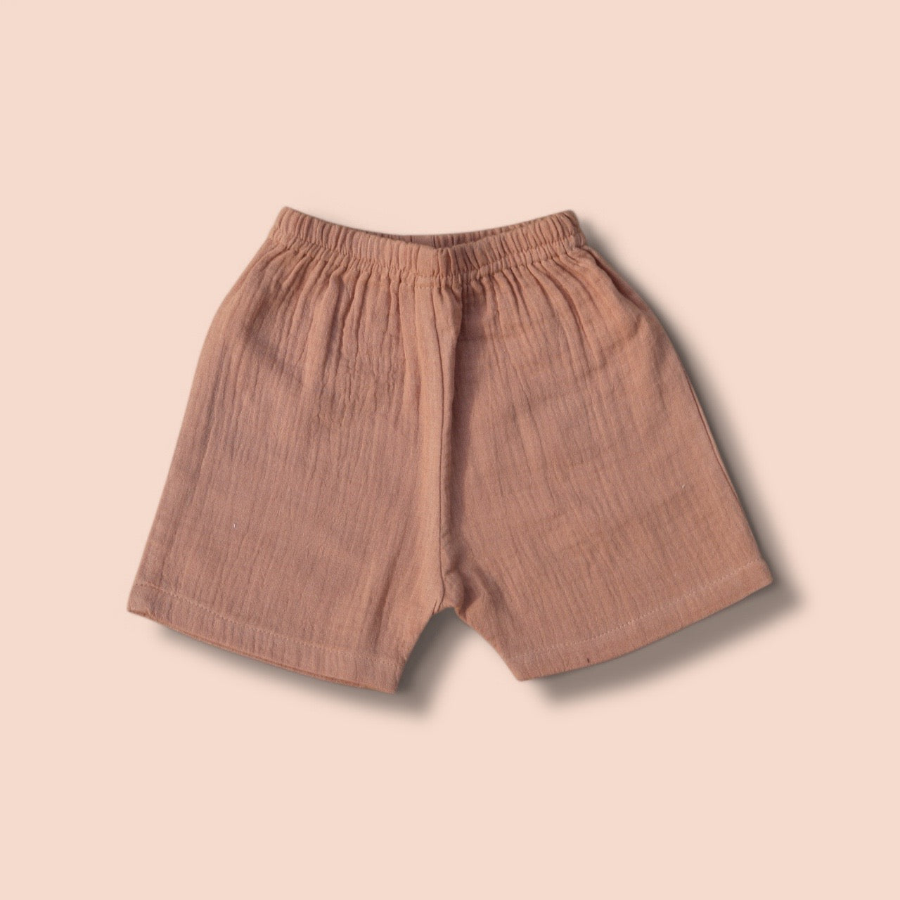 Pepito Colorblock 100% Cotton Shirt Set – Terracotta & White