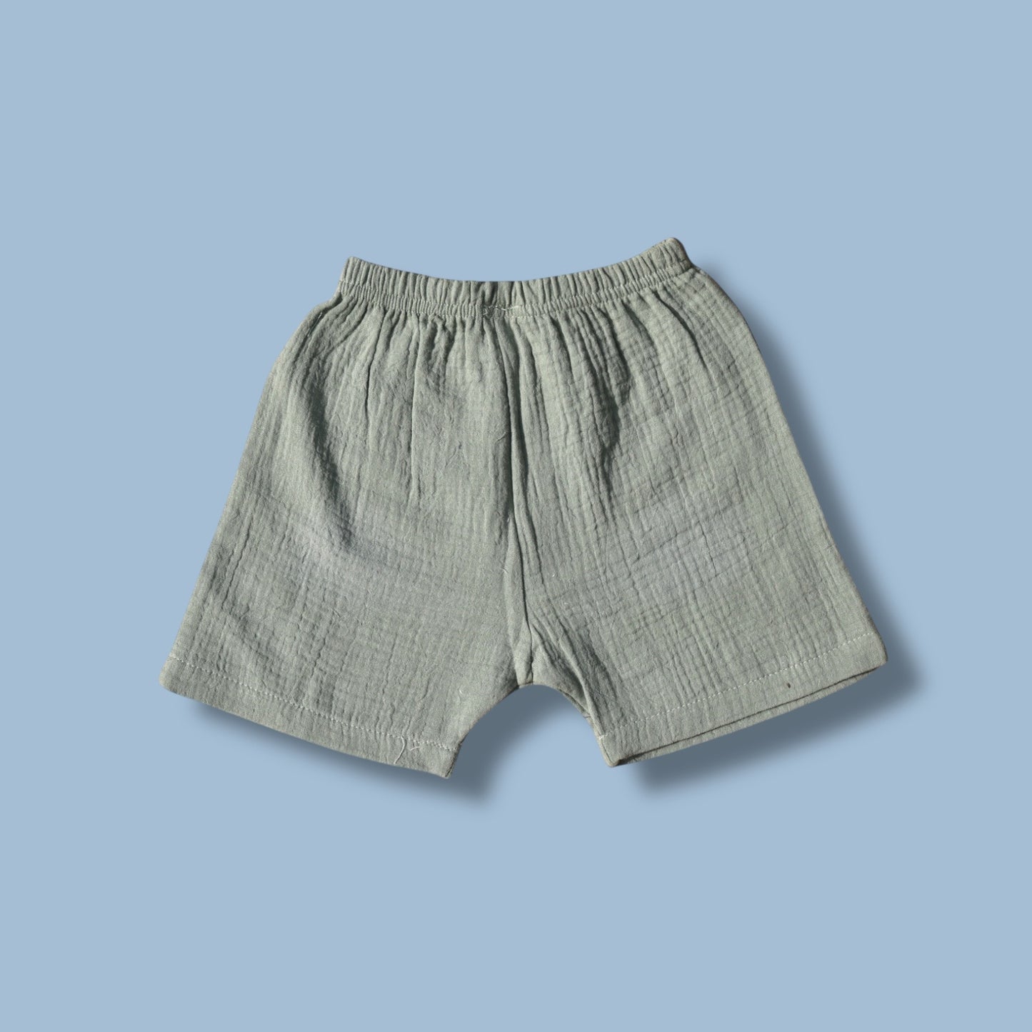 Pepito Minimalist Mandarin Shirt Set – Sand & Sage