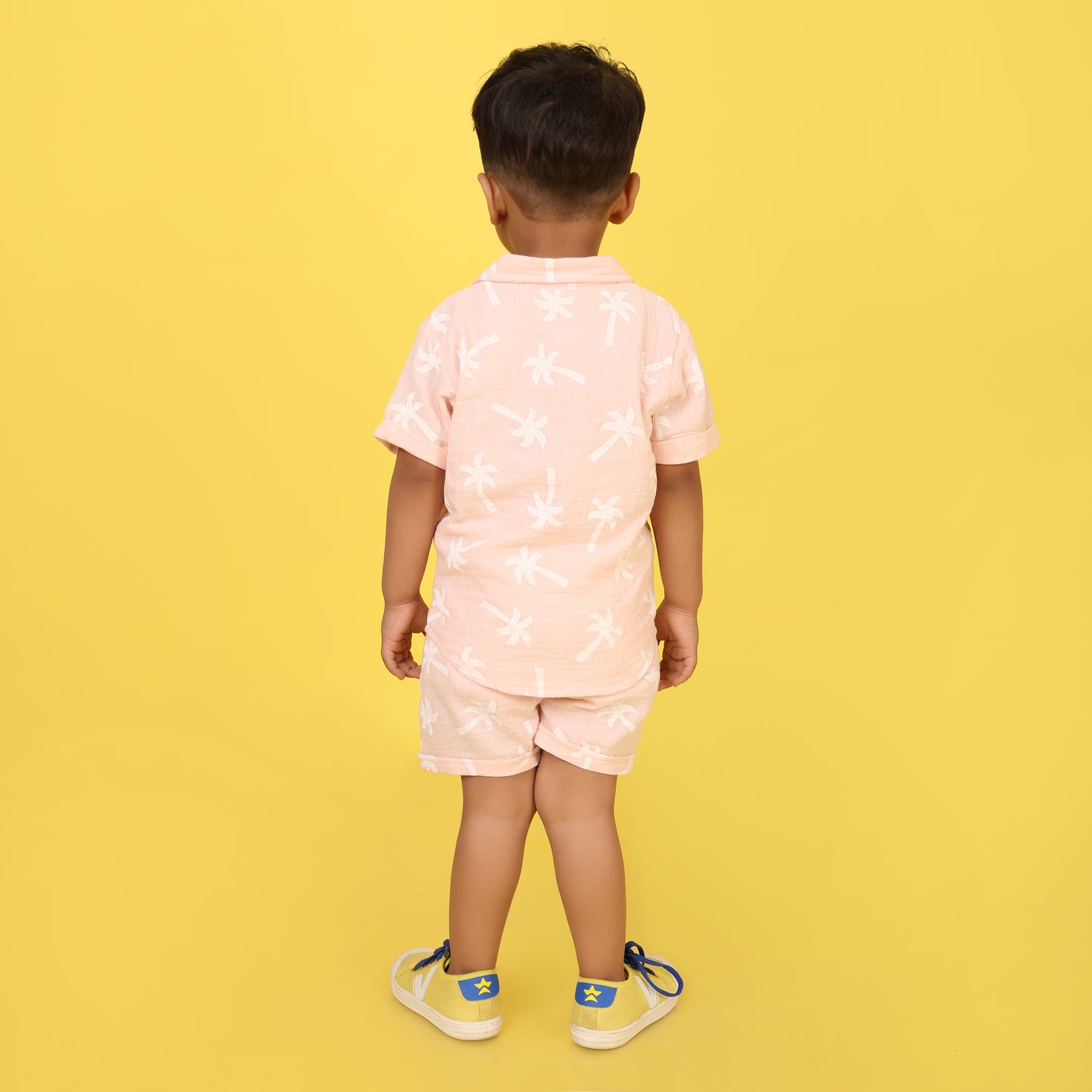 Pepito's Pink Palm Paradise 100% Organic Cotton Co-Ord Set