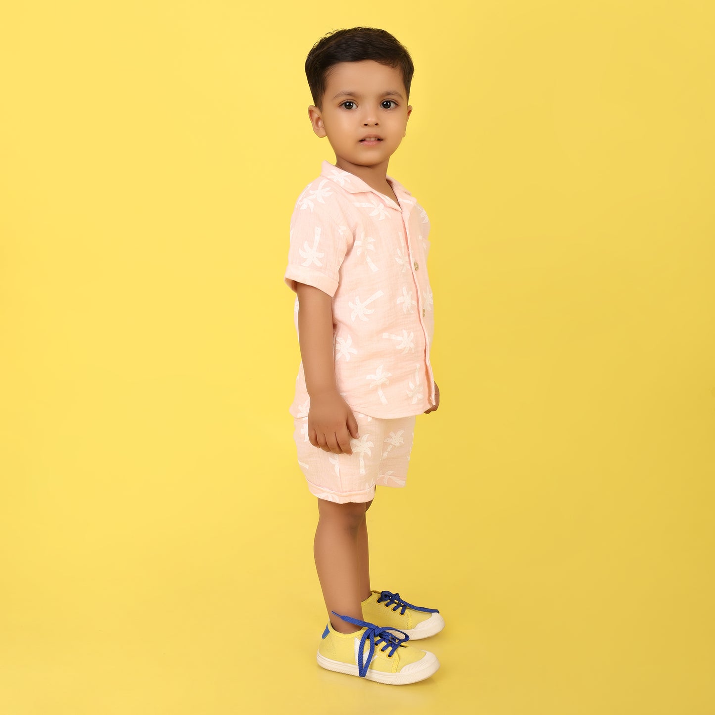 Pepito's Pink Palm Paradise 100% Organic Cotton Co-Ord Set