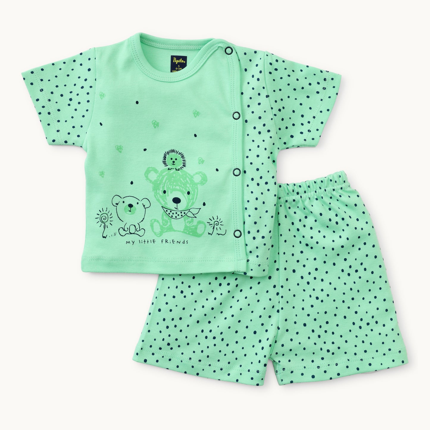 Boys Graphic Print Jabla & Shorts Set