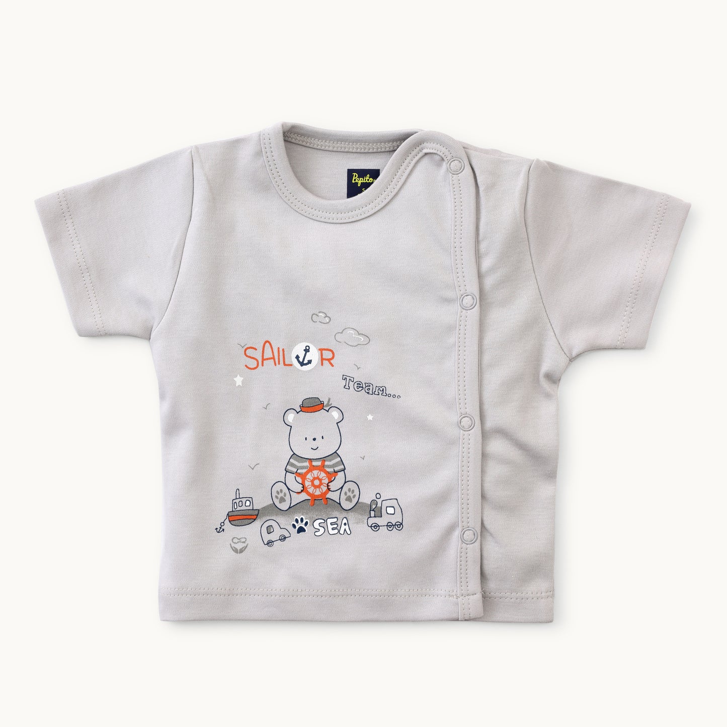 Boys Graphic Print Jabla & Shorts Set