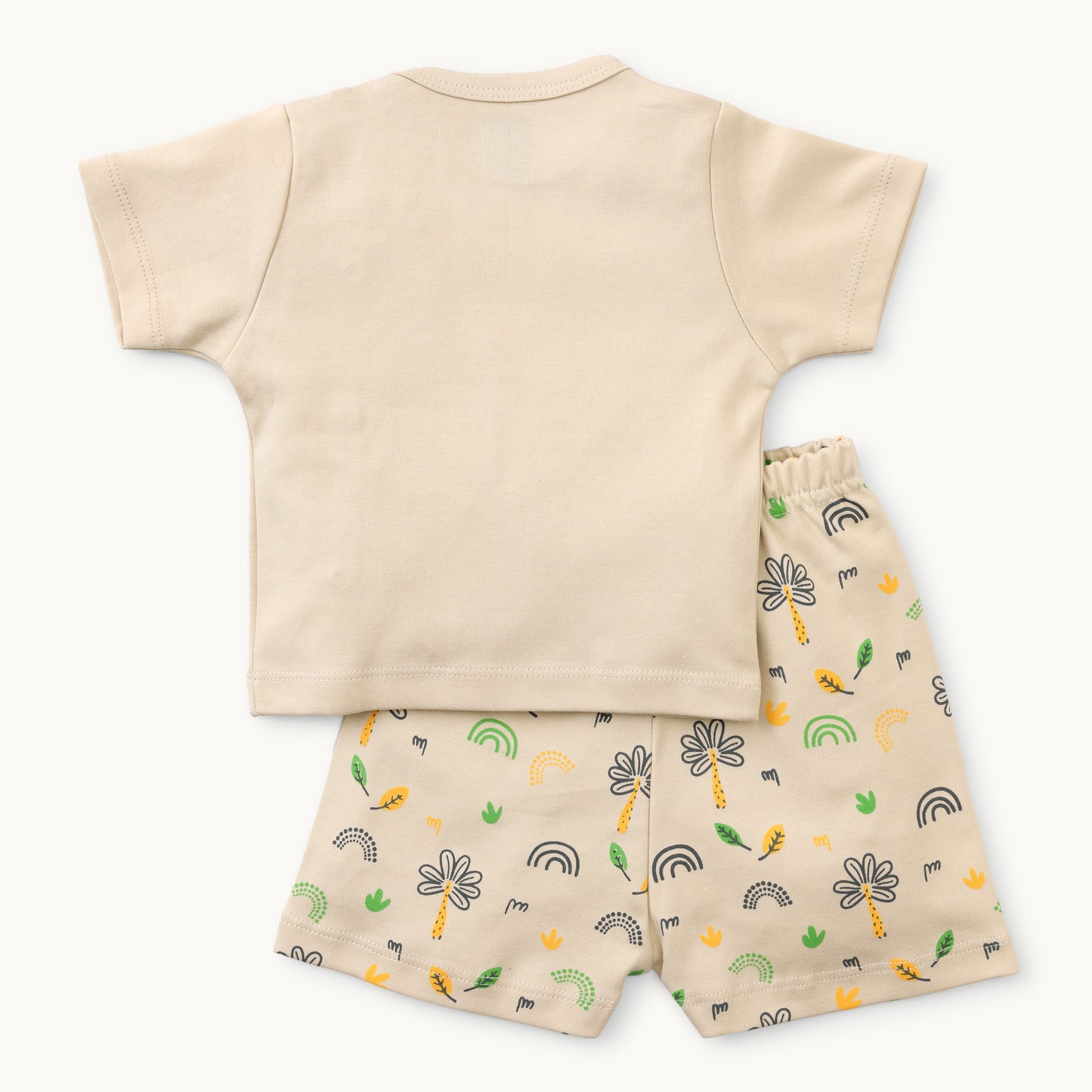 Boys Graphic Print Jabla & Shorts Set
