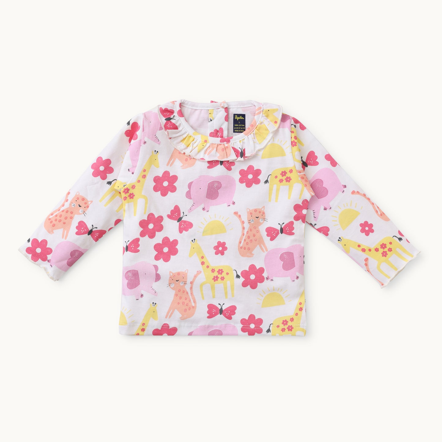 Girls Graphic Print Nightwear Set