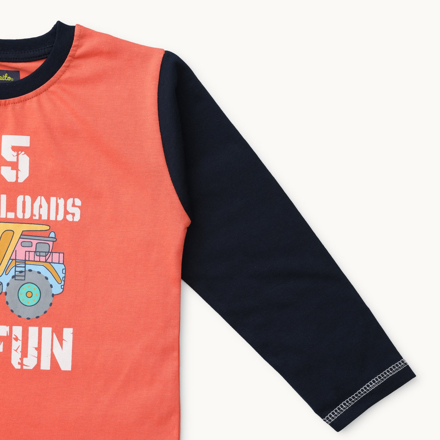 Typographic Print T-Shirt & Pant Set