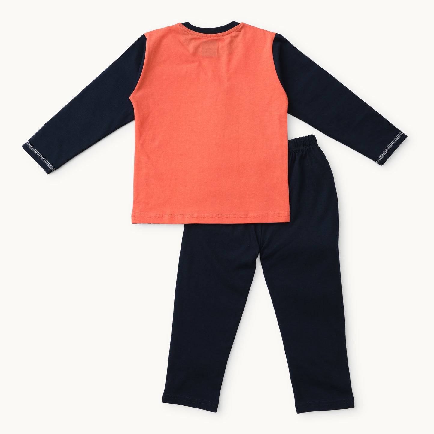Typographic Print T-Shirt & Pant Set