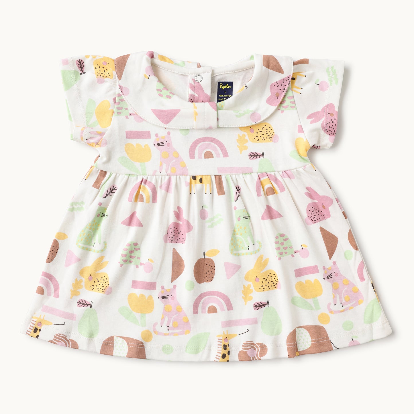 Whimsical Woodland Baby Dress – Soft Cotton
