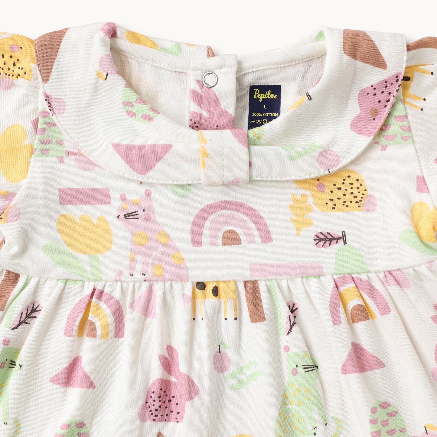 Whimsical Woodland Baby Dress – Soft Cotton