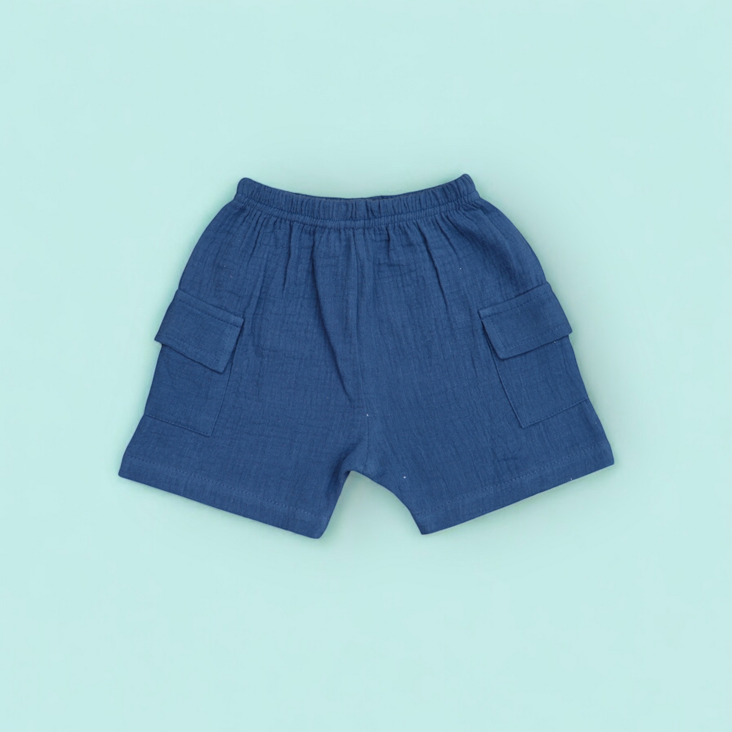Pepito's Classic Blue & Cream Linen Co-Ord Set
