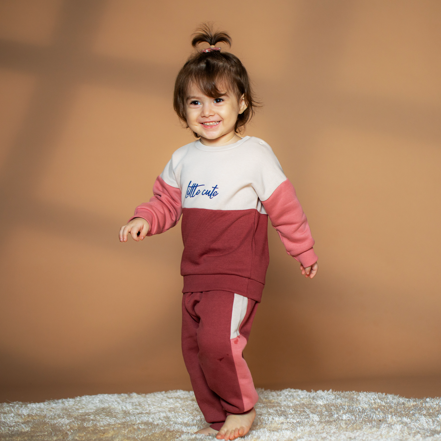 Infant Little Cute Sweatshirt & Jogger Set