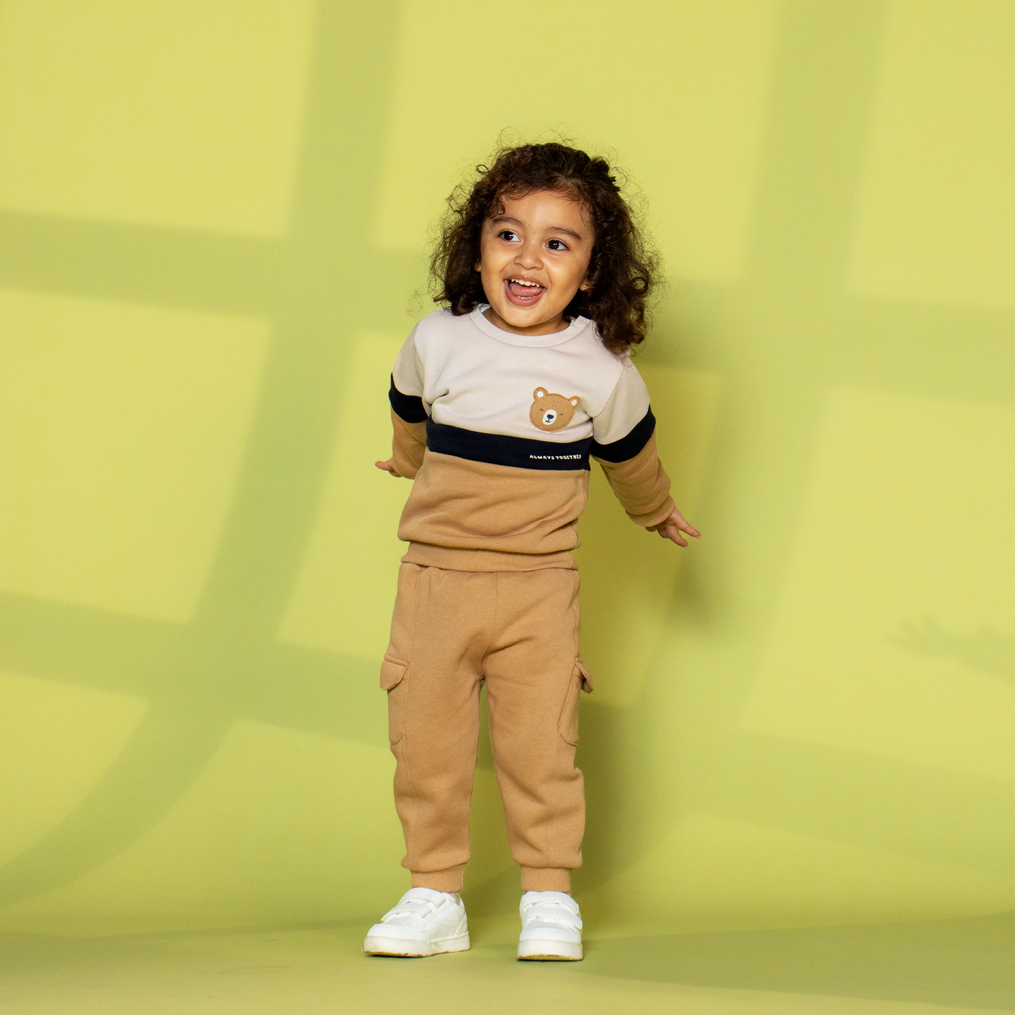 Infant Always Together Bear Sweatshirt and Jogger Set