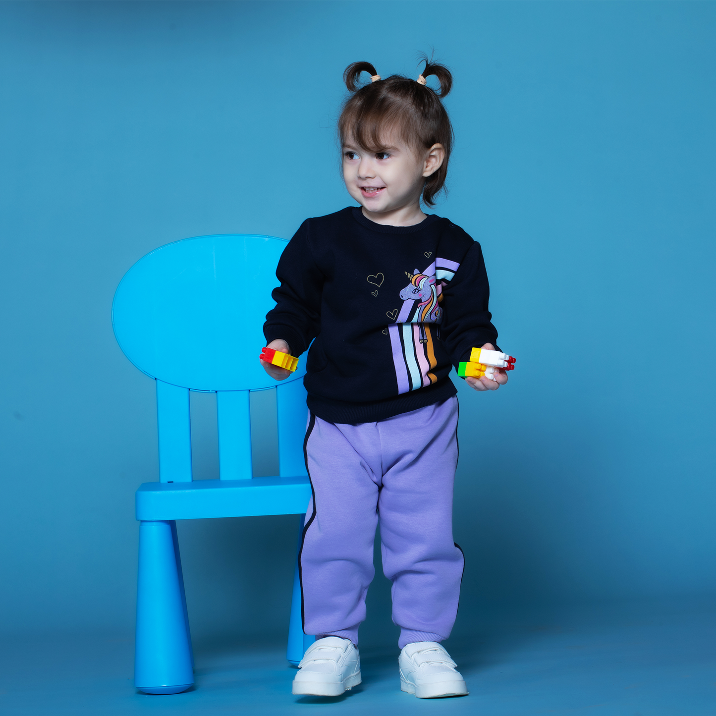 Infant Girls Unicorn Sweatshirt and Jogger Set