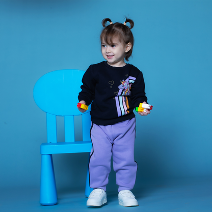 Infant Girls Unicorn Sweatshirt and Jogger Set