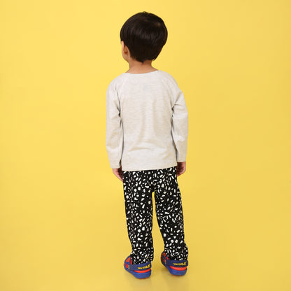 Grey Melange Pyjama Set - Infant Boys