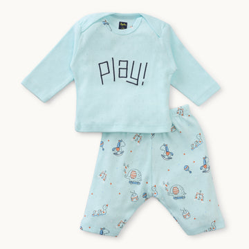 INFANT WAFFLE PAJAMA SET