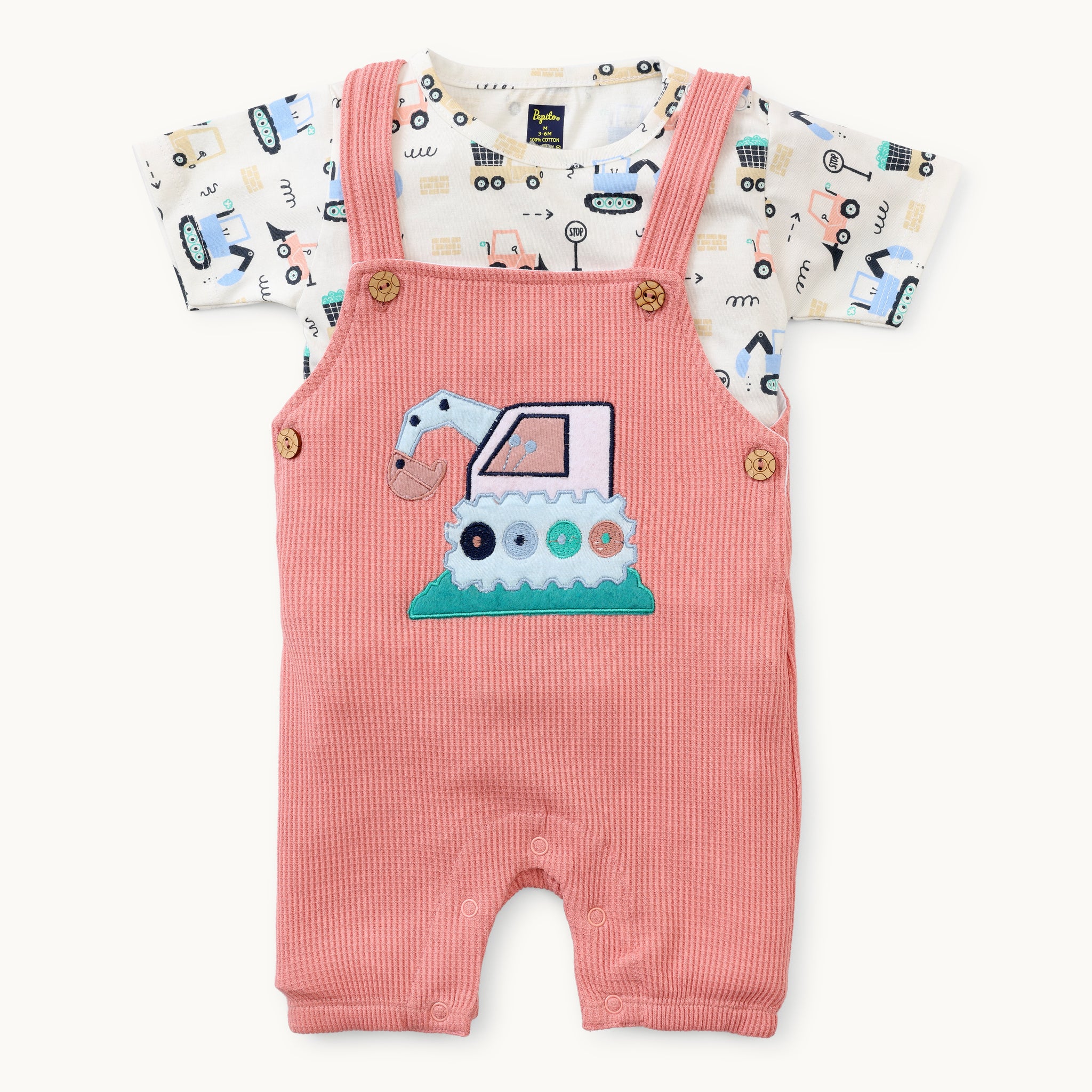 INFANT BOYS DUNGAREE SET