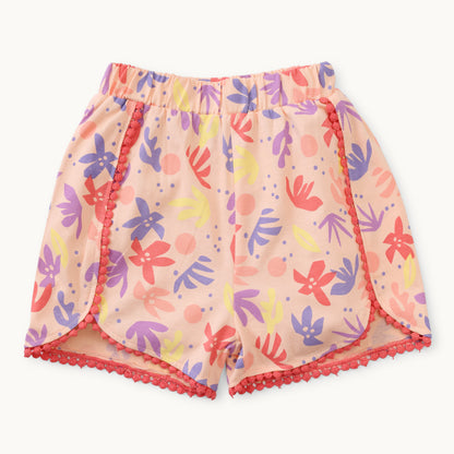 Girls Printed Shorts with Top