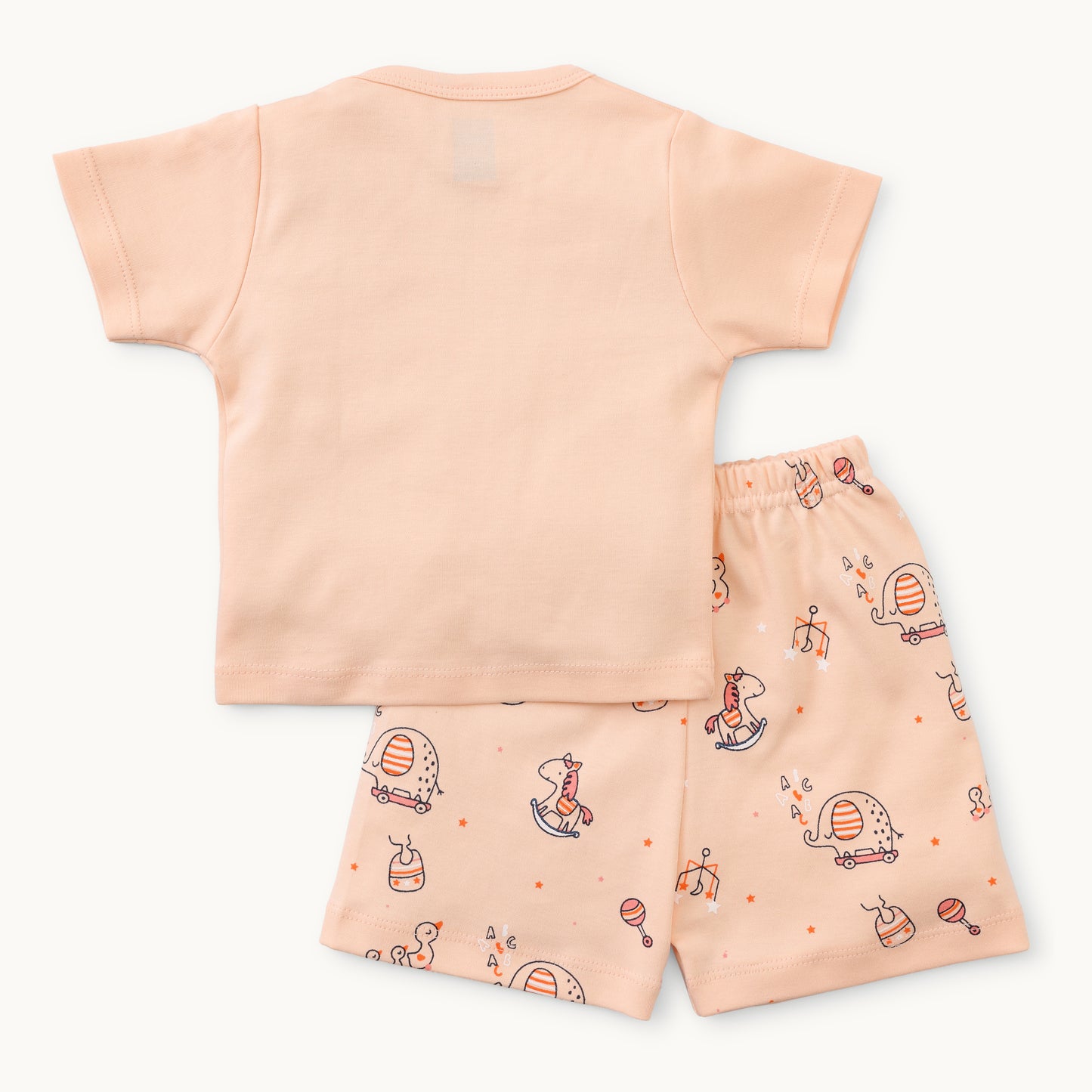 Boys Graphic Print Jabla & Shorts Set