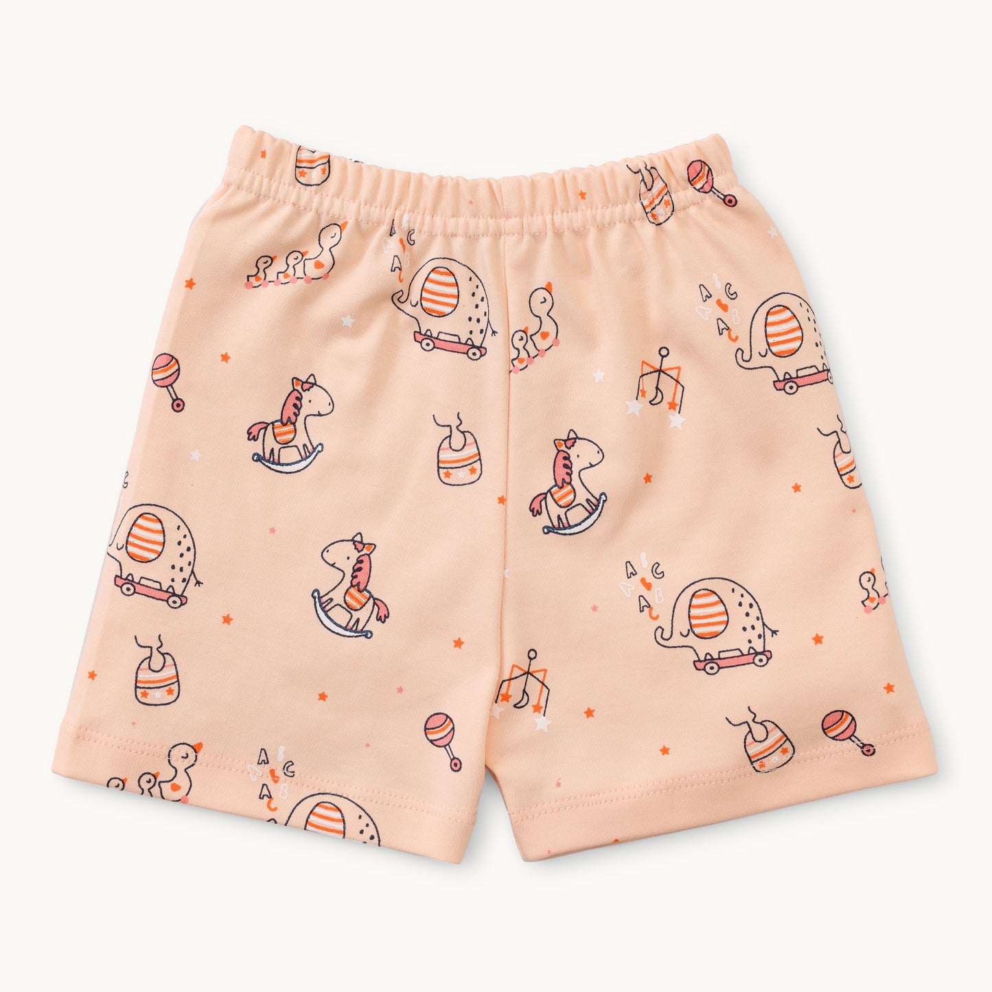 Boys Graphic Print Jabla & Shorts Set