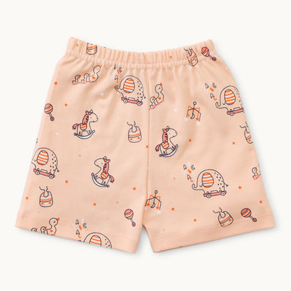 Boys Graphic Print Jabla & Shorts Set