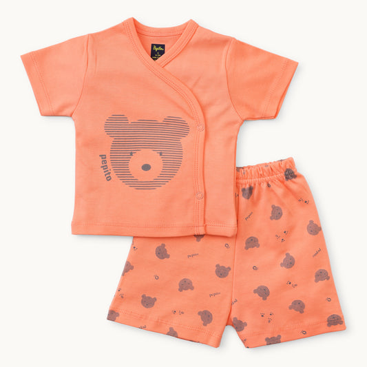 Boys Graphic Print T-Shirt & Shorts Set
