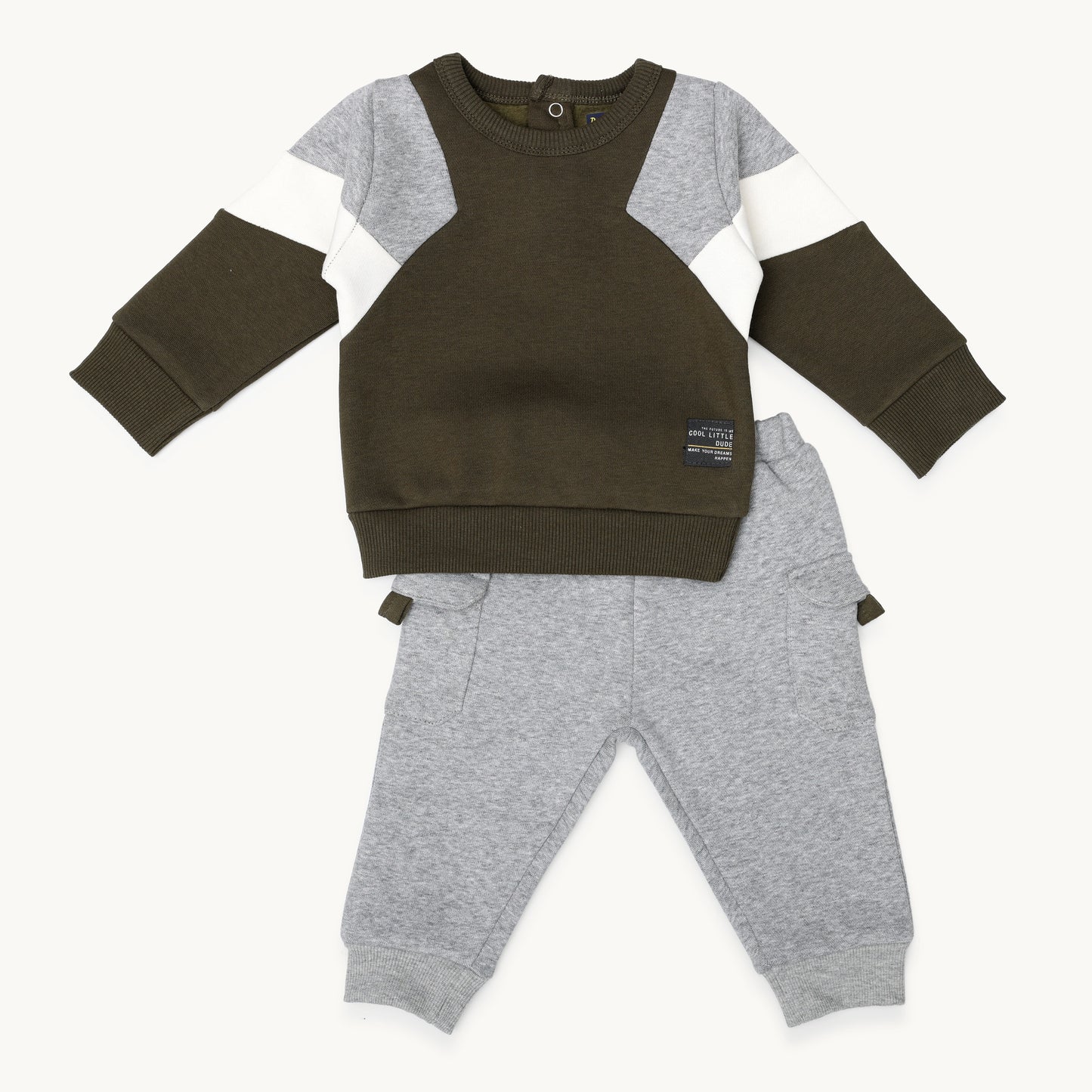 BOYS BACK OPENING FLEECE TRACKSUIT