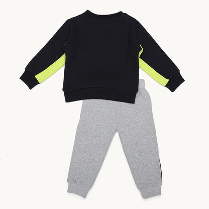 BOYS NUMERIC PATCH FLEECE TRACKSUIT