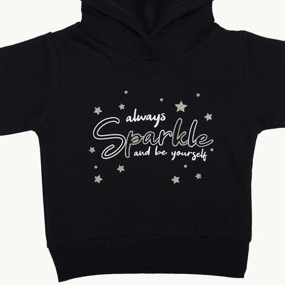 GIRLS SPARKLE PRINT HOOODIE TRACKSUIT