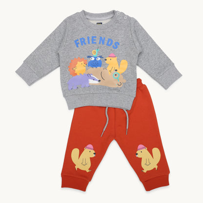 BOYS CREWNECK FLEECE TRACKSUIT