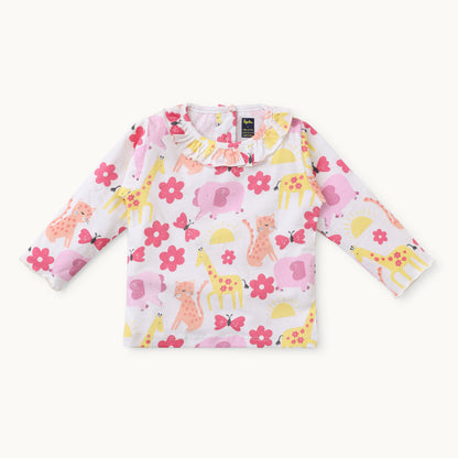 Girls Graphic Print Nightwear Set