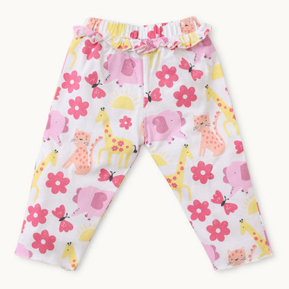 Girls Graphic Print Nightwear Set