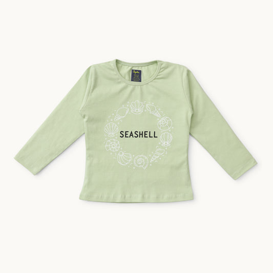 Unisex Kids Seashell Print Pajama Set