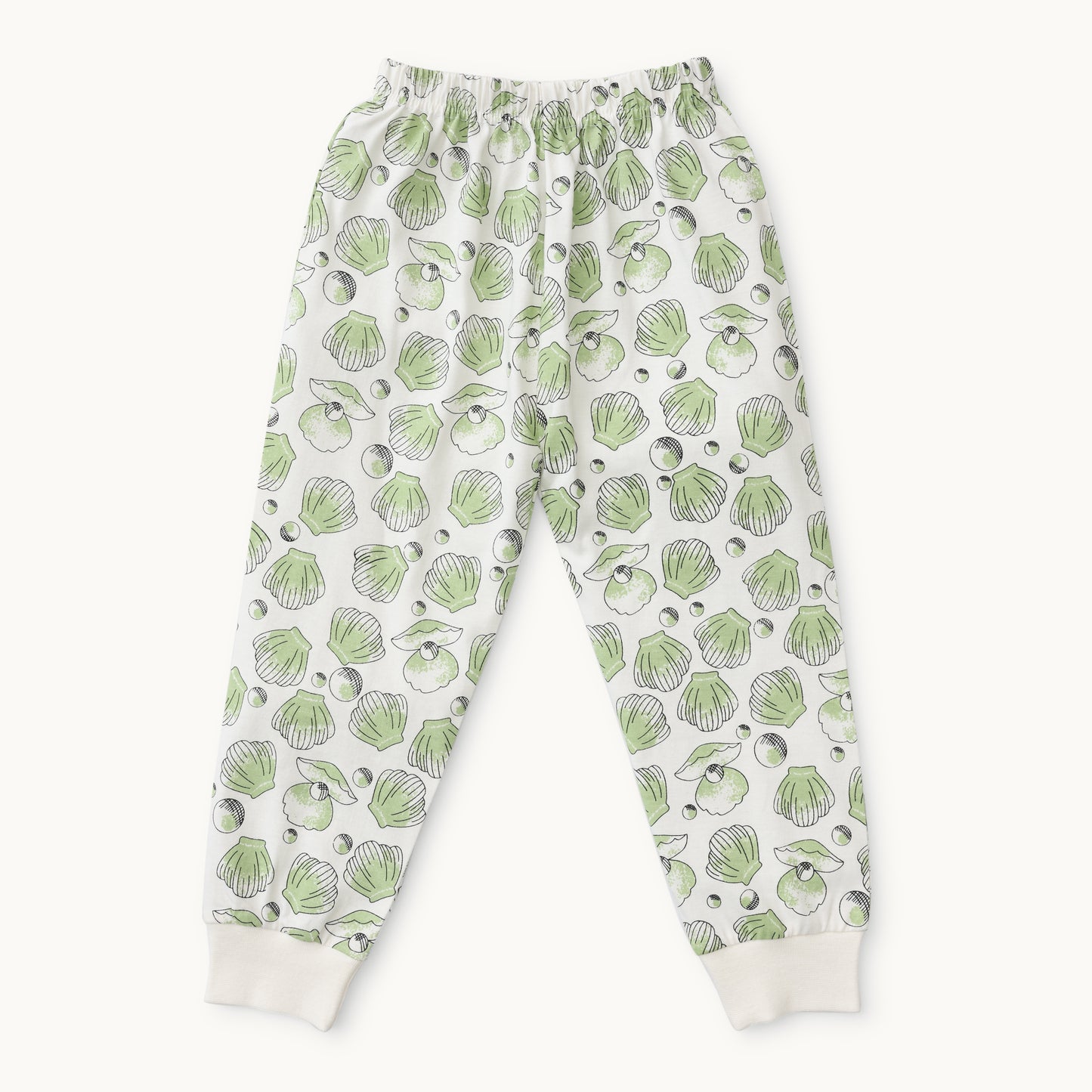 Unisex Kids Seashell Print Pajama Set