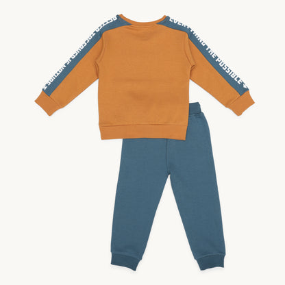 BOYS KANGAROO POCKET FLEECE TRACKSUIT