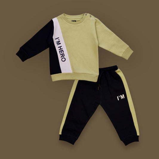 Infant Little Hero Sweatshirt and Joggers Set