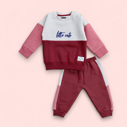 Infant Little Cute Sweatshirt & Jogger Set