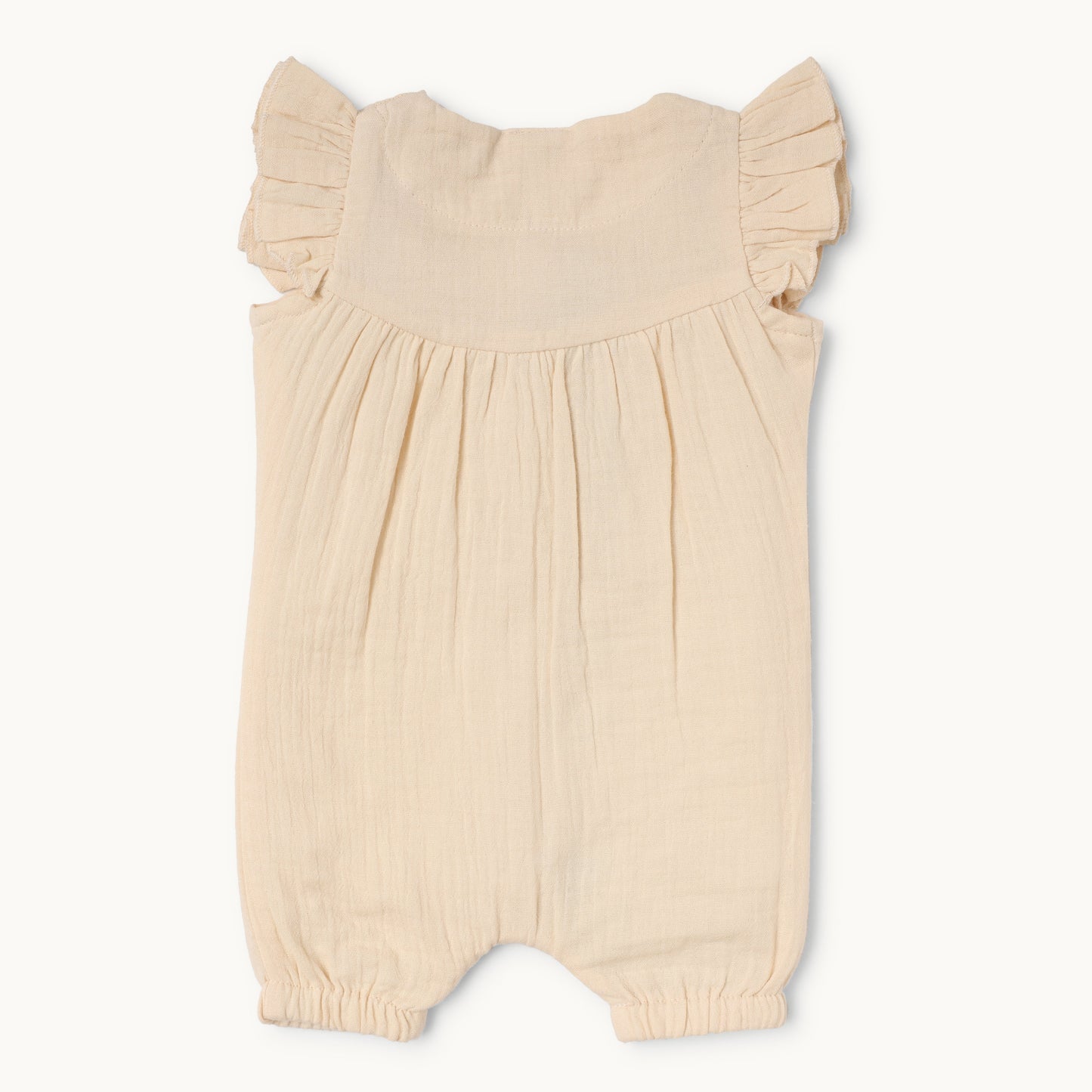 Floral Fawn Romper - Infant Girls