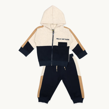 BOYS ZIPPER HOODIE TRACKSUIT