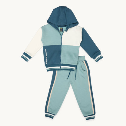 BOYS FOUR-WAY COLOUR HOODIE TRACKSUIT