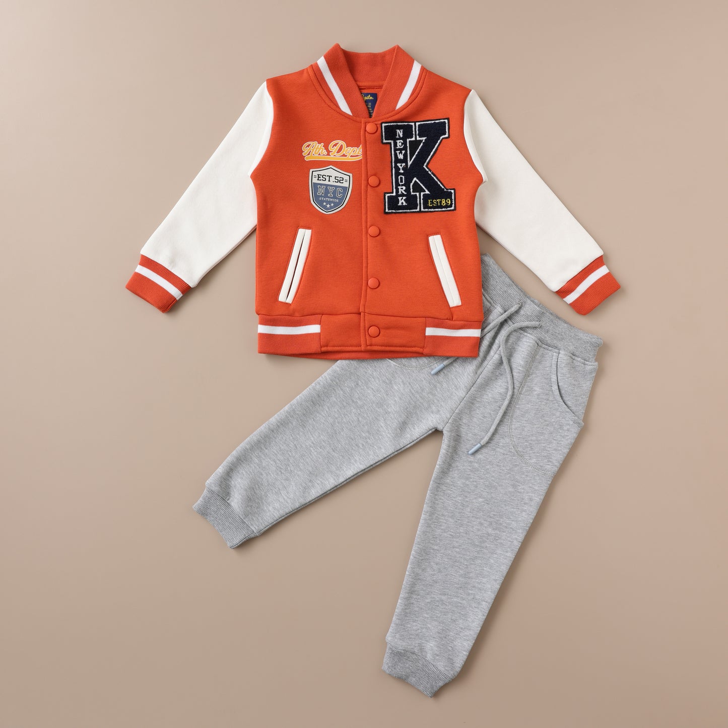 Toddler Boy Jersey Jogger Set