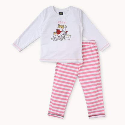 Girls Graphic Print T-Shirt & Joggers Set