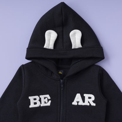 Little Bear Cozy Tracksuit | Hooded Animal Ears Two-Piece Set