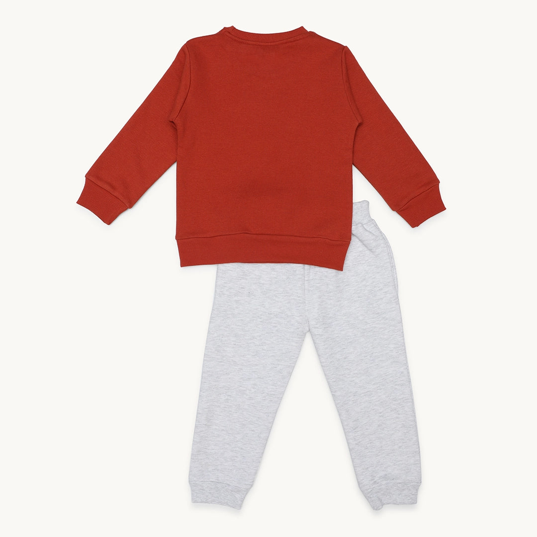 GIRLS BUTTERFLY FLEECE TRACKSUIT