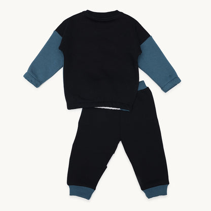 BOYS CHEST POCKET FLEECE TRACKSUIT