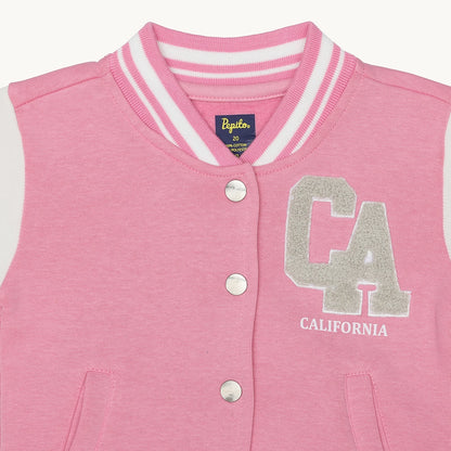 GIRLS VARSITY FLEECE TRACKSUIT