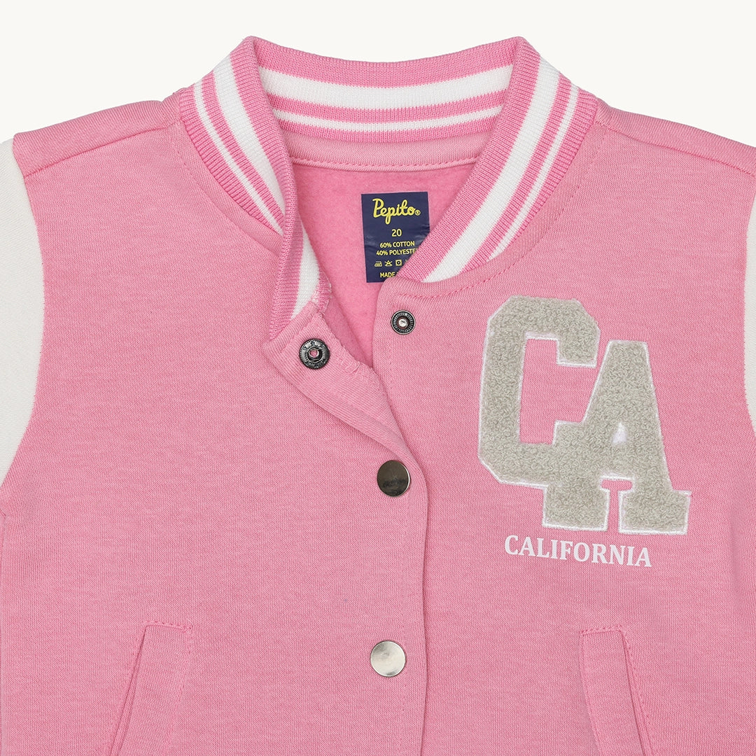 GIRLS VARSITY FLEECE TRACKSUIT