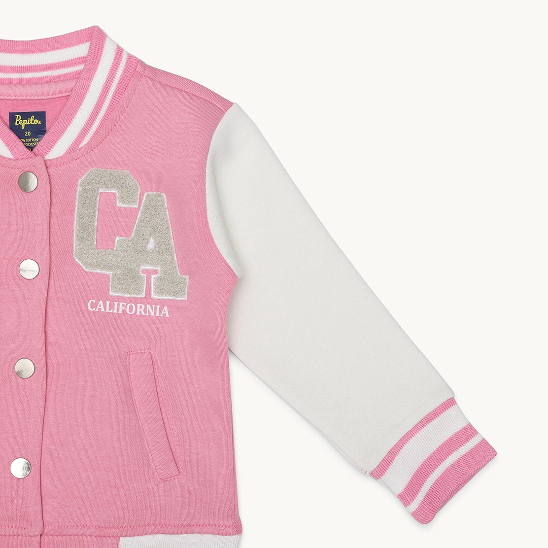 GIRLS VARSITY FLEECE TRACKSUIT