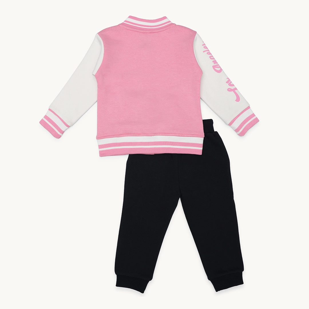 GIRLS VARSITY FLEECE TRACKSUIT