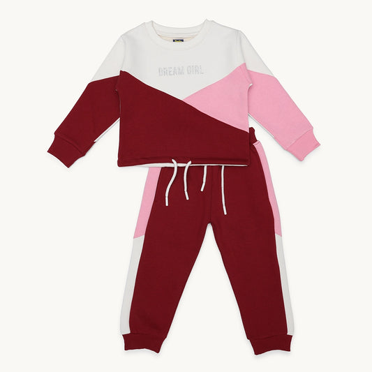 GIRLS DREAM GIRL FLEECE TRACKSUIT