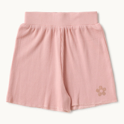 Lazy Days Ribbed Co-ord Set – Blush Pink